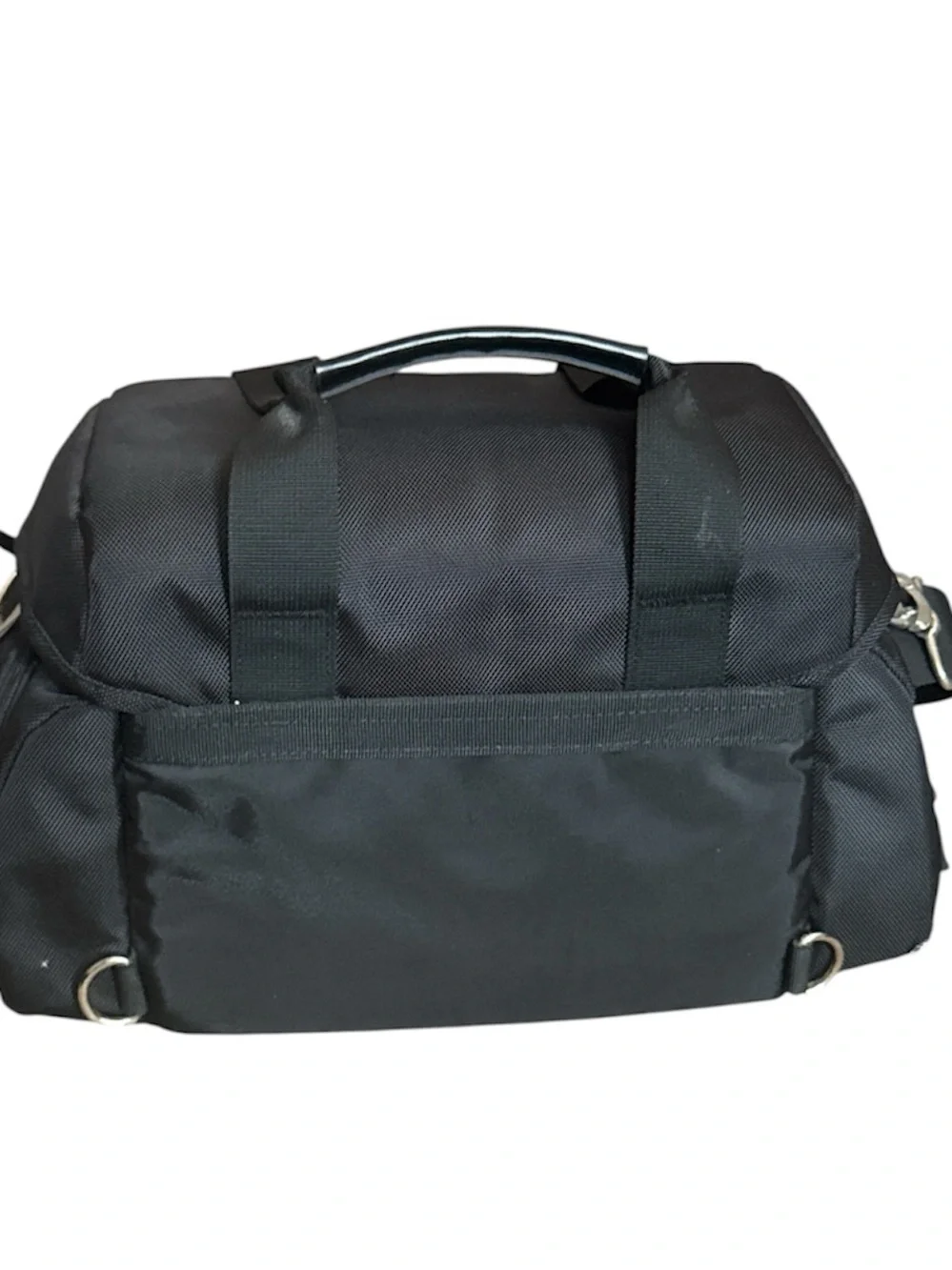 Canon Black and Silver Messenger Camera Bag